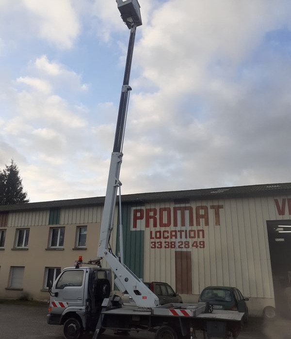 Nacelles sur VL et PL - Platformë ajrore e montuar në kamion: foto 5 Nacelles sur VL et PL - Platformë ajrore e montuar në kamion: foto 5
