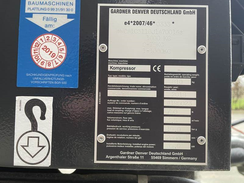 Compair C 35 - 10 - Kompresor ajri: foto 4 Compair C 35 - 10 - Kompresor ajri: foto 4