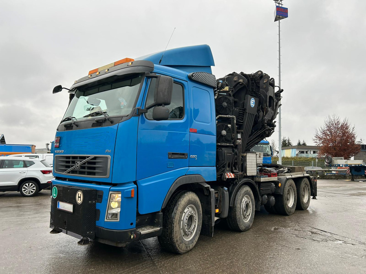 Volvo 520 FH + Effer 1550/8S - Vinç për kamion: foto 1 Volvo 520 FH + Effer 1550/8S - Vinç për kamion: foto 1