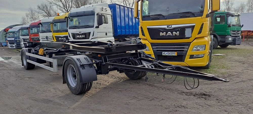 Huffermann Przyczepa na wózku HAR 1870 do hakowca - Rimorkio roll-off/ Skip loader: foto 2 Huffermann Przyczepa na wózku HAR 1870 do hakowca - Rimorkio roll-off/ Skip loader: foto 2
