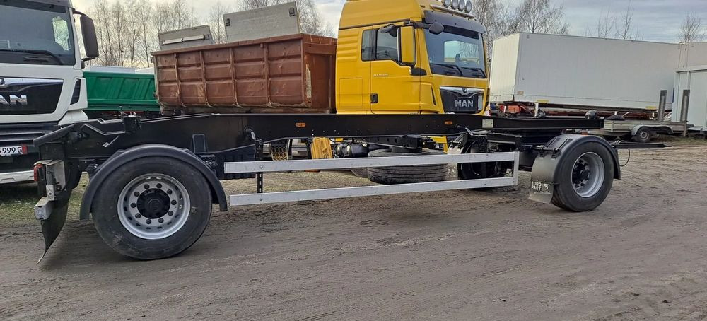 Huffermann Przyczepa na wózku HAR 1870 do hakowca - Rimorkio roll-off/ Skip loader: foto 1 Huffermann Przyczepa na wózku HAR 1870 do hakowca - Rimorkio roll-off/ Skip loader: foto 1