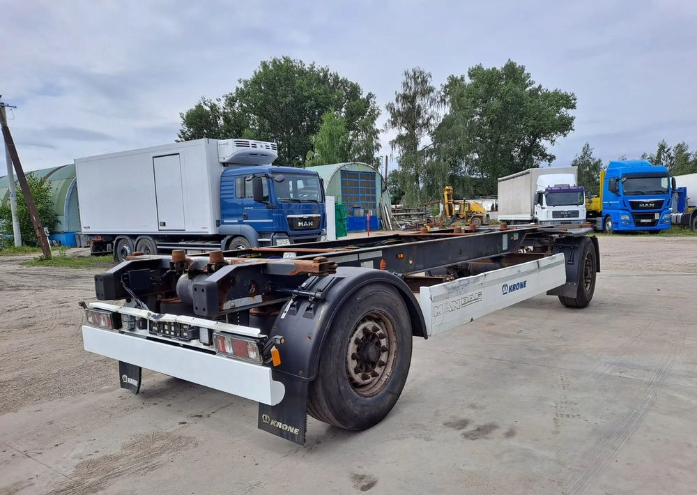Transportjer kontejnerësh/ Rimorkio me karroceri të çmontueshme Krone Przyczepa Krone BDF: foto 8