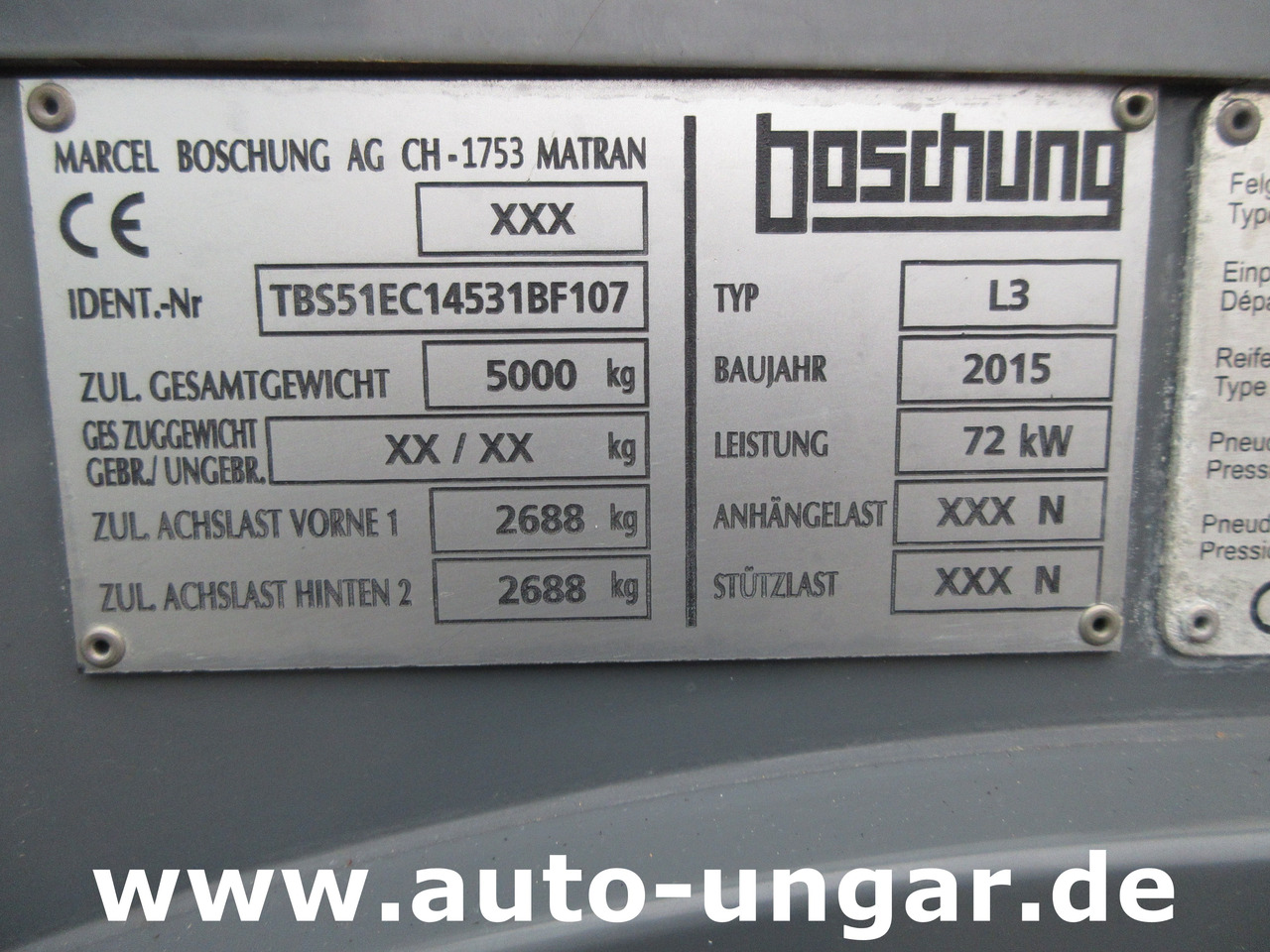 Mjet bujqësor/ Special BOSCHUNG L3 Laveuse Kärcher Baujahr 2015 mit Hochdruckreiniger am Heck: foto 8