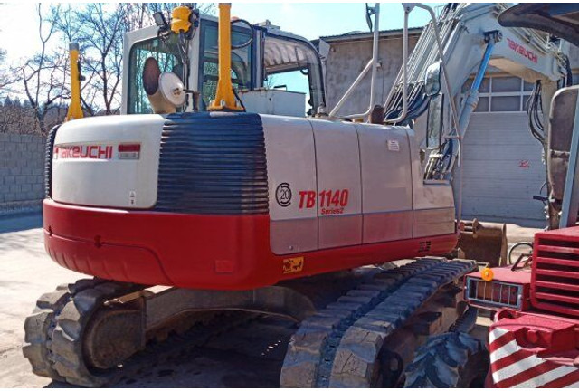 Takeuchi TB 1140 - Ekskavator me zinxhirë: foto 4 Takeuchi TB 1140 - Ekskavator me zinxhirë: foto 4