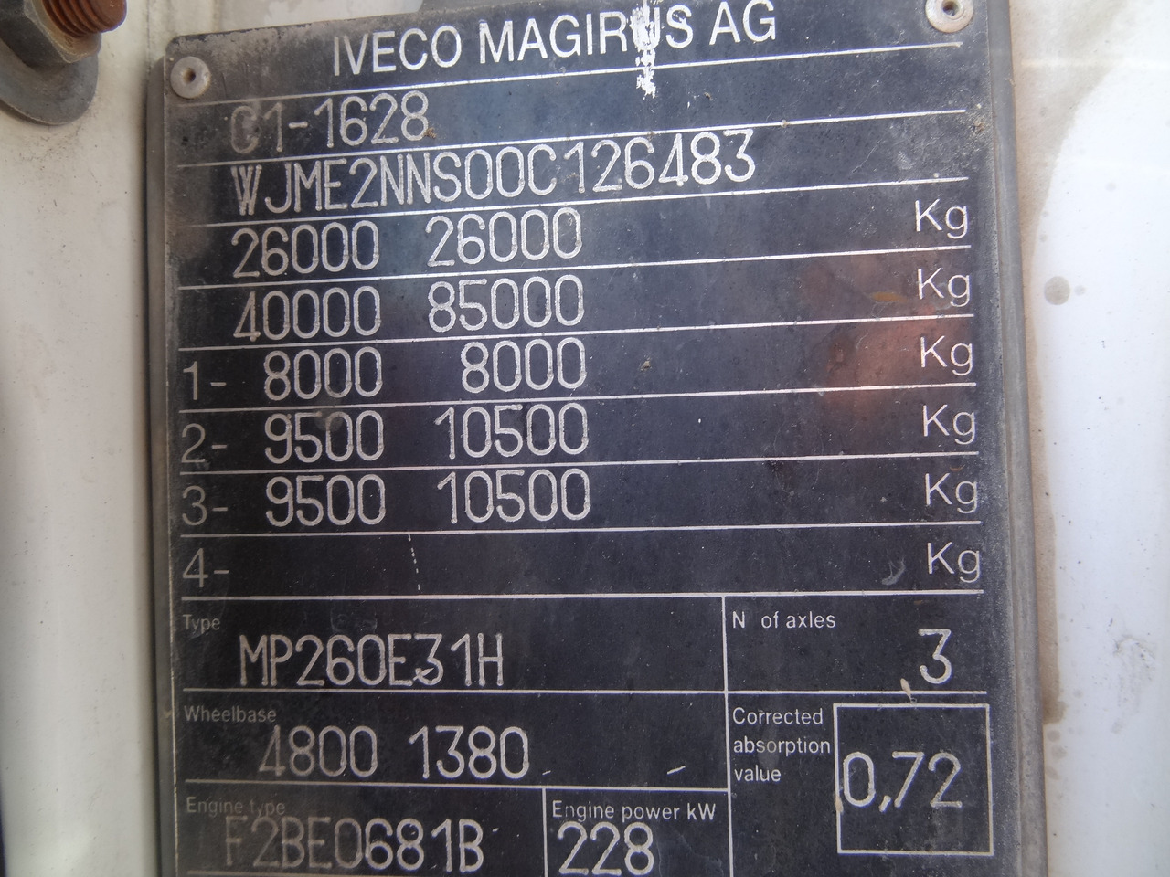 Iveco EuroTrakker 260E31 6X4 Palfinger 36002 - Kamion me vinç, Kamion me karroceri të hapur: foto 3 Iveco EuroTrakker 260E31 6X4 Palfinger 36002 - Kamion me vinç, Kamion me karroceri të hapur: foto 3