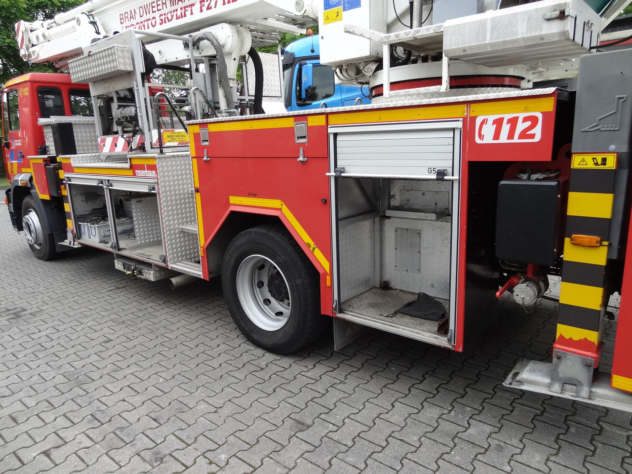MAN L2000 18.284 Feuerwehr Bronto Skylift 27 Meter - Platformë ajrore e montuar në kamion: foto 4 MAN L2000 18.284 Feuerwehr Bronto Skylift 27 Meter - Platformë ajrore e montuar në kamion: foto 4
