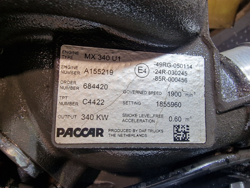 DAF MX340U1 EUR5 XF106.460 Engine (Truck) - Motori për Kamioni: foto 2 DAF MX340U1 EUR5 XF106.460 Engine (Truck) - Motori për Kamioni: foto 2