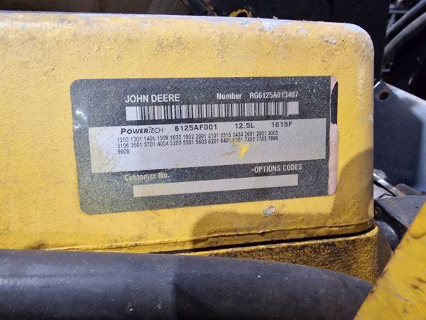 John Deere 6125AF001 Engine (Industrial) - Motori për Makineri industriale: foto 2 John Deere 6125AF001 Engine (Industrial) - Motori për Makineri industriale: foto 2