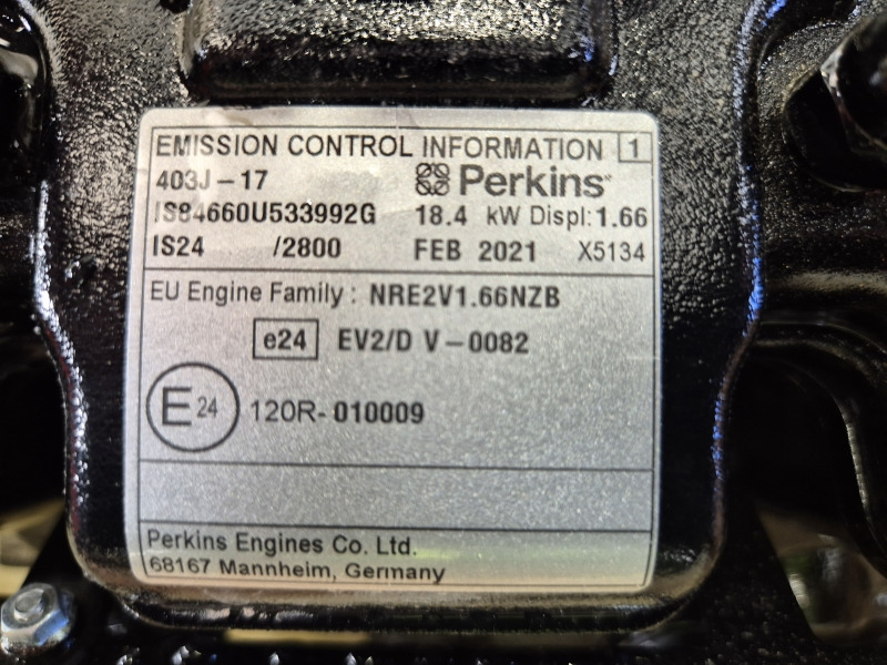 Perkins 403J-17 Engine (JCB Plant) - Motori për Makineri ndërtimi: foto 2 Perkins 403J-17 Engine (JCB Plant) - Motori për Makineri ndërtimi: foto 2