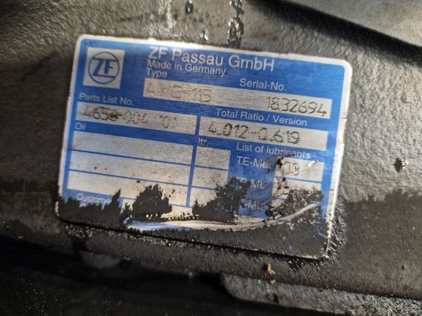 ZF Industrial 4WG-115 Gearbox - Kutia e marsheve: foto 2 ZF Industrial 4WG-115 Gearbox - Kutia e marsheve: foto 2