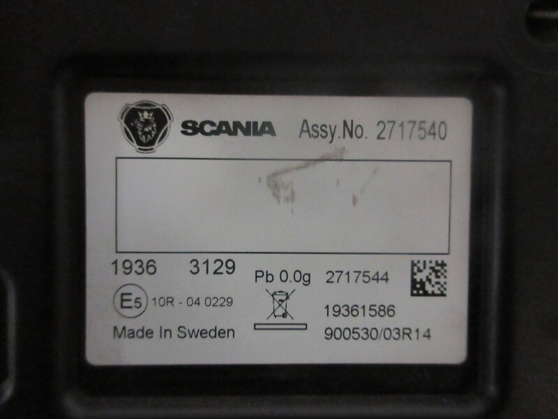Scania R410 2717540 INSTRUMENTENPANEEL EURO 6 MODEL 2020 - Paneli i aparateve për Kamioni: foto 2 Scania R410 2717540 INSTRUMENTENPANEEL EURO 6 MODEL 2020 - Paneli i aparateve për Kamioni: foto 2