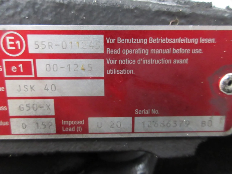 Jost JOST JSK 40 D 152 G50-X RENAULT T 520 JOST JSK 40 D 152 G50-X RENAULT T 520 MODEL 2018 EURO 6 - Bashkues i rrotës së pestë për Kamioni: foto 5 Jost JOST JSK 40 D 152 G50-X RENAULT T 520 JOST JSK 40 D 152 G50-X RENAULT T 520 MODEL 2018 EURO 6 - Bashkues i rrotës së pestë për Kamioni: foto 5