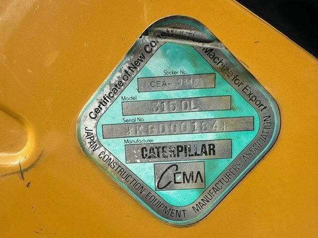 Caterpillar 315DL Material Handler - Ekskavator me zinxhirë: foto 5 Caterpillar 315DL Material Handler - Ekskavator me zinxhirë: foto 5