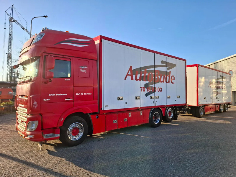 DAF XF106-530 / DEB / COMPLETE COMBI / SIDE DOORS / 2XPLATFORM 2500KG / ONLY:773032 KM / LWDS / LEATHER / EURO-6 / 2017 - Kamion vagonetë: foto 1 DAF XF106-530 / DEB / COMPLETE COMBI / SIDE DOORS / 2XPLATFORM 2500KG / ONLY:773032 KM / LWDS / LEATHER / EURO-6 / 2017 - Kamion vagonetë: foto 1