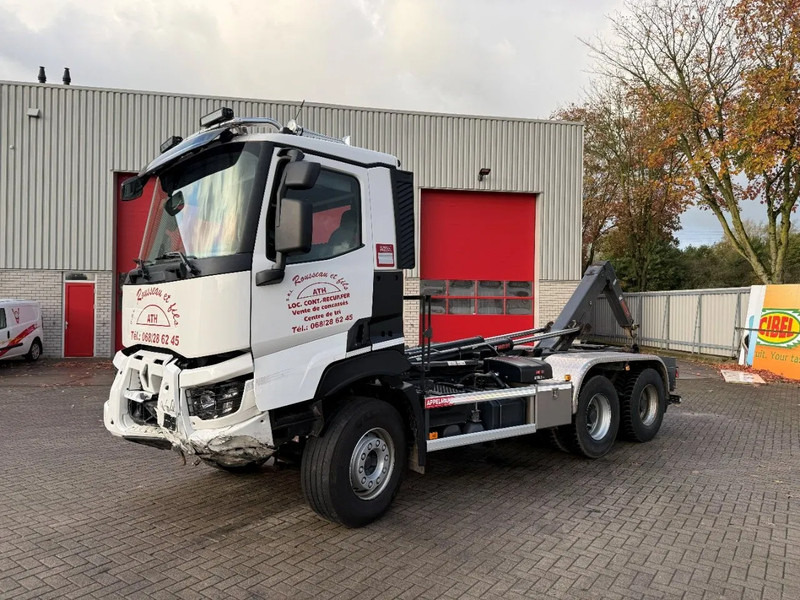 Renault C480 / ENGINE RUNNING / 6X4 / HIAB 21TON HOOKLIFT / ONLY:146334 KM / AUTOMATIC / EURO-6 / 2020 - Kamion vetëngarkues: foto 2 Renault C480 / ENGINE RUNNING / 6X4 / HIAB 21TON HOOKLIFT / ONLY:146334 KM / AUTOMATIC / EURO-6 / 2020 - Kamion vetëngarkues: foto 2