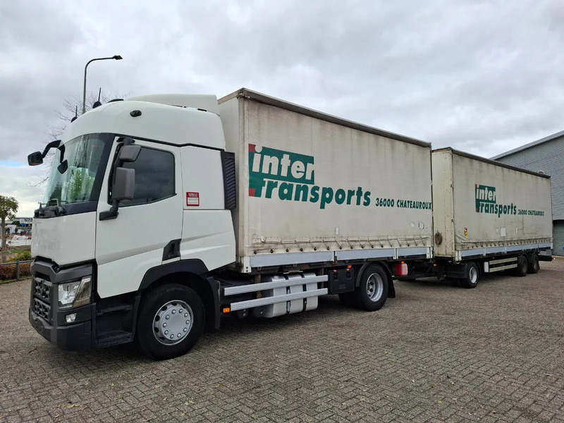 Renault T480 COMFORT / DOUBLE TANK / TIR LINE / TUV:30-03-2026 / THROUGH LOADING SYSTEM / LWDS / AUTOMATIC / EURO-6 / 2017 - Kamion me tendë: foto 1 Renault T480 COMFORT / DOUBLE TANK / TIR LINE / TUV:30-03-2026 / THROUGH LOADING SYSTEM / LWDS / AUTOMATIC / EURO-6 / 2017 - Kamion me tendë: foto 1