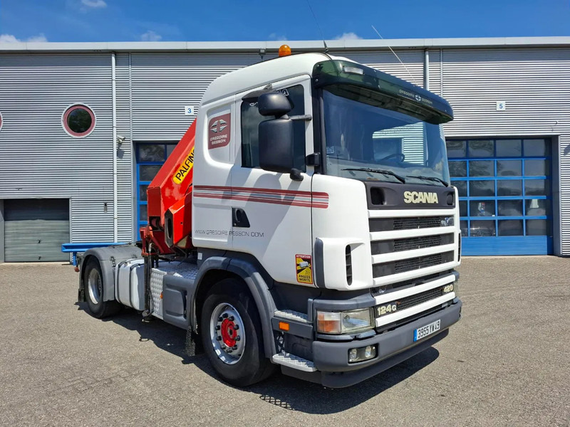 Scania 124G-420 / RETARDER / PALFINGER PK32080 / DOUBLE TANK / AIRCO / GOOD CONDITION / MANUAL / EURO-3 / 2004 - Kamion me vinç: foto 4 Scania 124G-420 / RETARDER / PALFINGER PK32080 / DOUBLE TANK / AIRCO / GOOD CONDITION / MANUAL / EURO-3 / 2004 - Kamion me vinç: foto 4