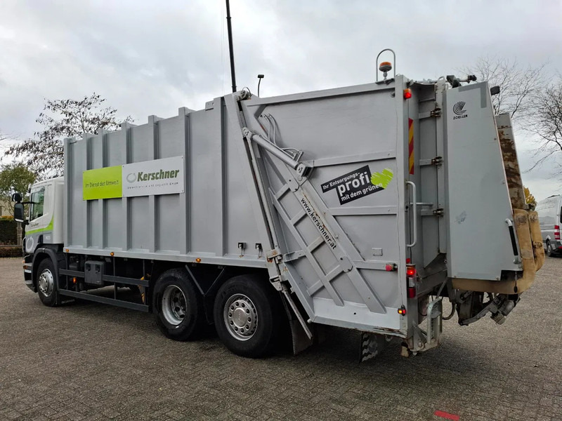 Scania P360 / RETARDER / ONLY:234640 KM / LENKACHSE / AIRCO / WORKING GARBAGE TRUCK / AUTOMATIC / EURO-5 / 2013 - Kamion mbeturinash: foto 3 Scania P360 / RETARDER / ONLY:234640 KM / LENKACHSE / AIRCO / WORKING GARBAGE TRUCK / AUTOMATIC / EURO-5 / 2013 - Kamion mbeturinash: foto 3