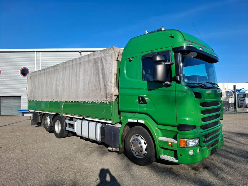 Scania R410 / GERMAN TRUCK / RETARDER / LIFT+LENKACHSE / SLIDING ROOF / SMART TACHO / PARK AIRCO / NAVI / LWDS / AUTOMATIC / EURO-6 / 2 - Kamion me tendë: foto 2 Scania R410 / GERMAN TRUCK / RETARDER / LIFT+LENKACHSE / SLIDING ROOF / SMART TACHO / PARK AIRCO / NAVI / LWDS / AUTOMATIC / EURO-6 / 2 - Kamion me tendë: foto 2