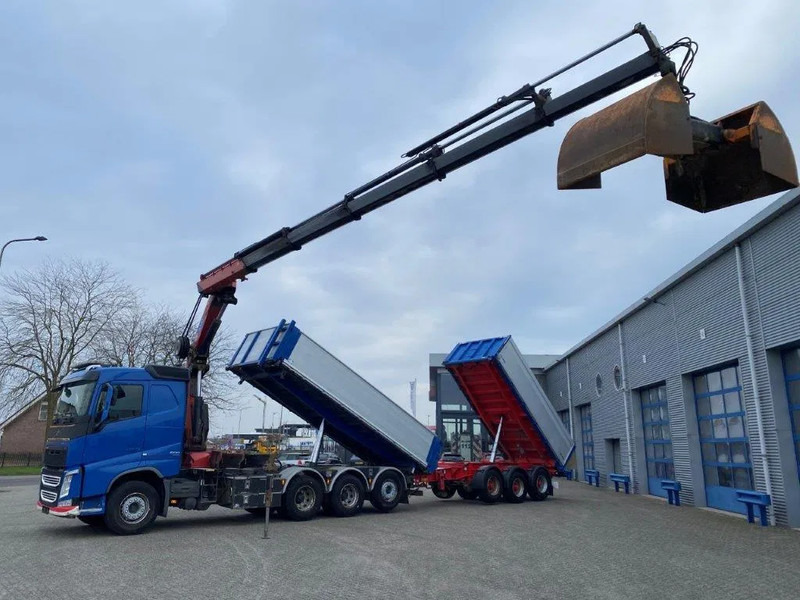 Volvo FH4-500 / HMF 3220K-RC / REMOTE / ROTATOR / 3SIDE TIPPER / DYNAMIC STEERING / ONLY:302623 KM / AUTOMATIC / EURO-6 / 2017 - Kamion me vinç: foto 1 Volvo FH4-500 / HMF 3220K-RC / REMOTE / ROTATOR / 3SIDE TIPPER / DYNAMIC STEERING / ONLY:302623 KM / AUTOMATIC / EURO-6 / 2017 - Kamion me vinç: foto 1