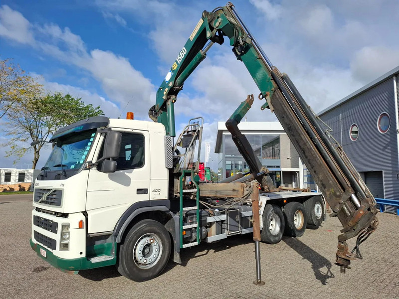 Volvo FM13-400 / 8X4 / AJK HOOK 25TON / CRANE HMF 1560 K3 / ROTATOR / LIFT+LENKACHSE / AIRCO / MANUAL / EURO-4 / 2007 - Kamion me vinç: foto 1 Volvo FM13-400 / 8X4 / AJK HOOK 25TON / CRANE HMF 1560 K3 / ROTATOR / LIFT+LENKACHSE / AIRCO / MANUAL / EURO-4 / 2007 - Kamion me vinç: foto 1