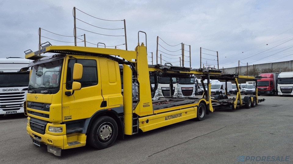 DAF FA CF 75.360 EURO 5 přepravník aut - prodejné jen s přívěsem GROENEWOLD P0461K - cena je za celou soupravu - Autotransportues: foto 2 DAF FA CF 75.360 EURO 5 přepravník aut - prodejné jen s přívěsem GROENEWOLD P0461K - cena je za celou soupravu - Autotransportues: foto 2