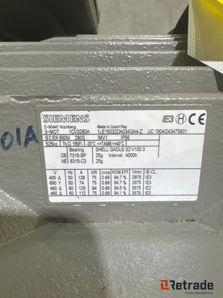 690V Siemens el motor - Sistemi elektrik për Makineri industriale: foto 3 690V Siemens el motor - Sistemi elektrik për Makineri industriale: foto 3