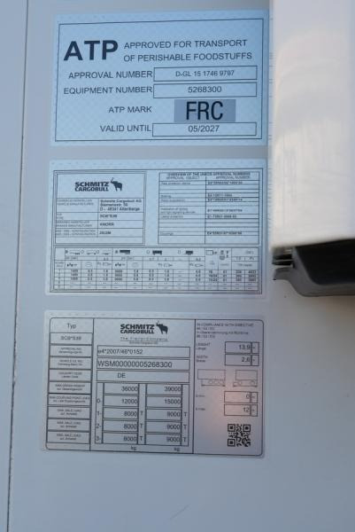 Schmitz - Gjysmë rimorkio frigorifer: foto 4 Schmitz - Gjysmë rimorkio frigorifer: foto 4