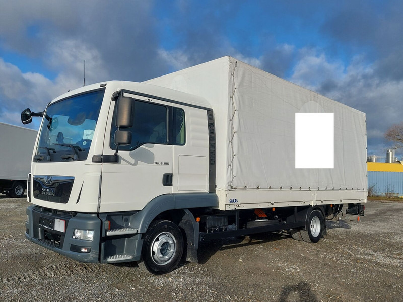 MAN TGL 8.190 L 4x2 Euro 6 LBW AHK - Kamion me tendë: foto 1 MAN TGL 8.190 L 4x2 Euro 6 LBW AHK - Kamion me tendë: foto 1