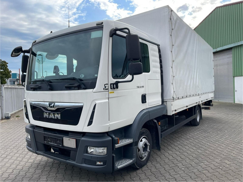 MAN TGL 8.190 L Bett Klima LBW TÜV NEU - Kamion me tendë: foto 1 MAN TGL 8.190 L Bett Klima LBW TÜV NEU - Kamion me tendë: foto 1