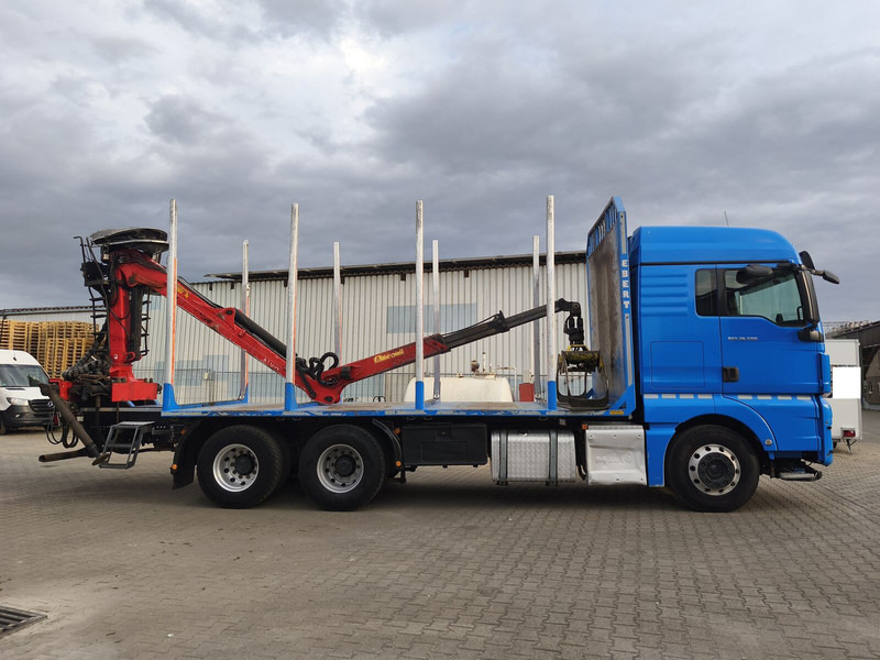 MAN TGX 26.500 Holz-LKW Euro6 6x4 Holztransporter m Palfinger (16) - Kamion për transport druri, Kamion me vinç: foto 4 MAN TGX 26.500 Holz-LKW Euro6 6x4 Holztransporter m Palfinger (16) - Kamion për transport druri, Kamion me vinç: foto 4