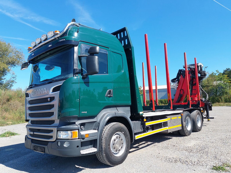 Scania R490 6x4 Euro 6 Kurzholz Palfinger AHK (2) - Kamion për transport druri, Kamion me vinç: foto 1 Scania R490 6x4 Euro 6 Kurzholz Palfinger AHK (2) - Kamion për transport druri, Kamion me vinç: foto 1