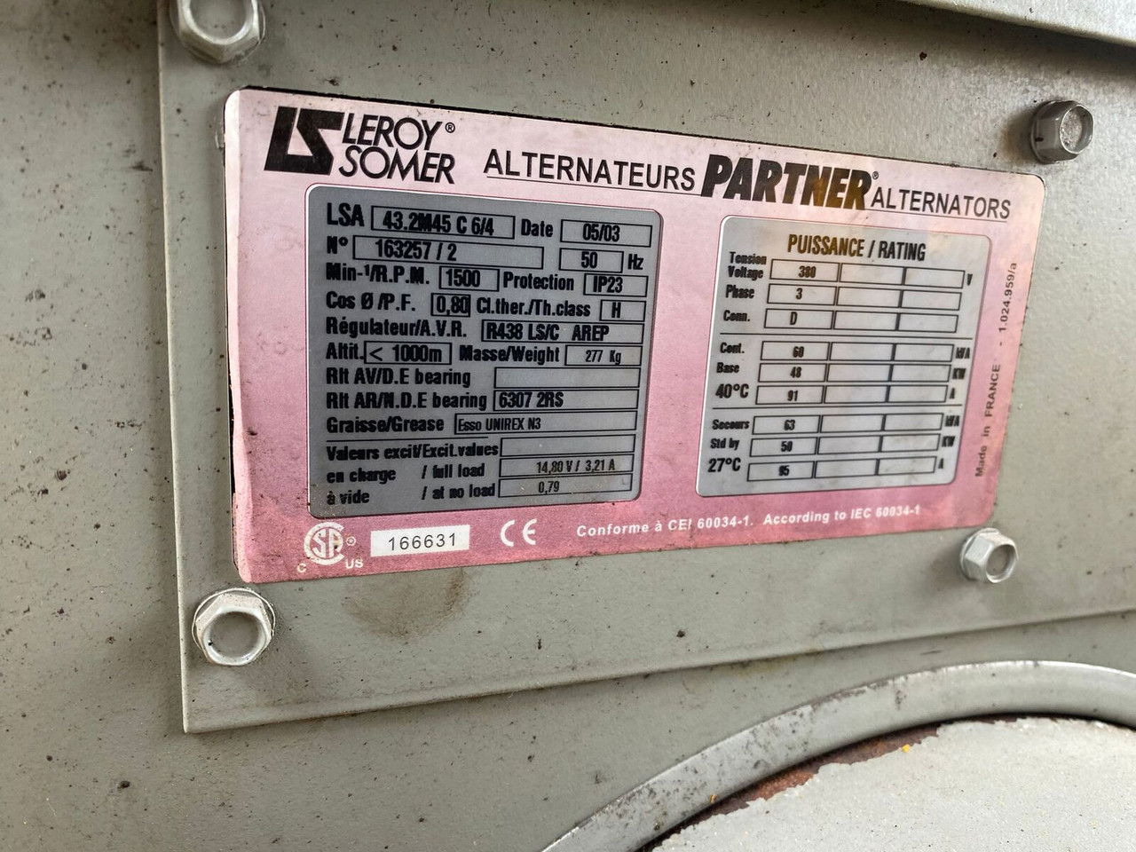 Set gjeneratori SDMO NS 60 W M, Silent generator 60kVA, 48KW NS 60 W M, Silent generator 60kVA,: foto 17