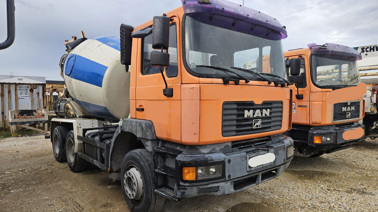 MAN FE 410A 8x4 mixer - 7m3 - euro 3 - Autobetoniere: foto 2 MAN FE 410A 8x4 mixer - 7m3 - euro 3 - Autobetoniere: foto 2
