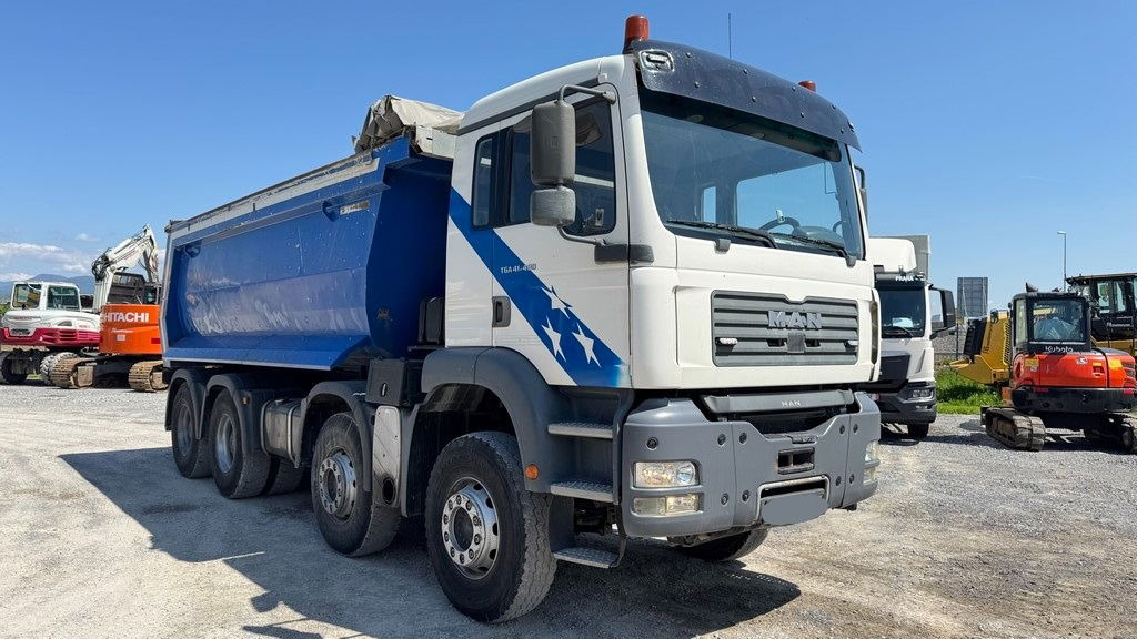 MAN TGA 41.480 8x4 tipper 19m3 - ac - hydraulic side - Kamion vetëshkarkues: foto 3 MAN TGA 41.480 8x4 tipper 19m3 - ac - hydraulic side - Kamion vetëshkarkues: foto 3