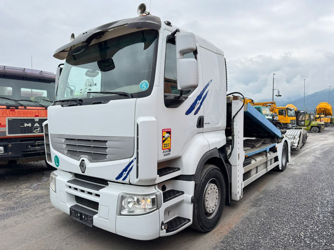 Renault Premium 460 4x2 LKW transporter + rolfo trailer - Autotransportues: foto 1 Renault Premium 460 4x2 LKW transporter + rolfo trailer - Autotransportues: foto 1
