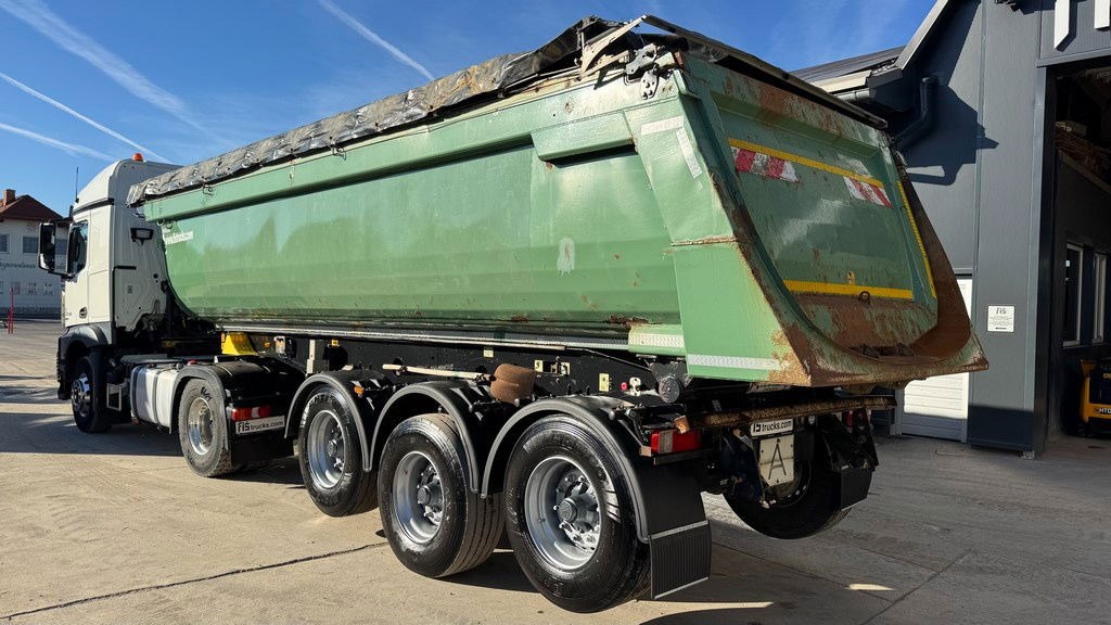 Schwarzmüller Meiller Mhps 12/27 3-Axle Tipper Trailer - hydr. back - Gjysmë rimorkio vetëshkarkuese: foto 3 Schwarzmüller Meiller Mhps 12/27 3-Axle Tipper Trailer - hydr. back - Gjysmë rimorkio vetëshkarkuese: foto 3