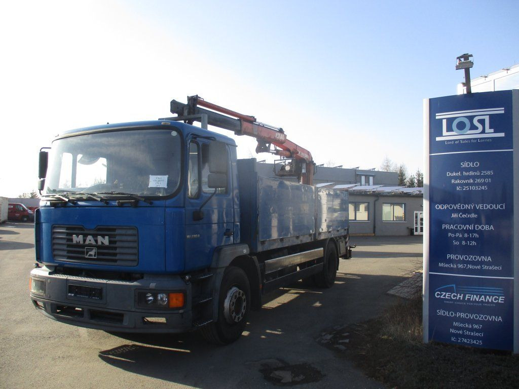 MAN 12.284 EURO 2 ATLAS - Kamion me vinç: foto 1 MAN 12.284 EURO 2 ATLAS - Kamion me vinç: foto 1