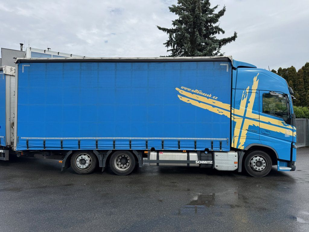 Volvo FH500 6x2 Euro 6 + Schmitz - Kamion me tendë: foto 2 Volvo FH500 6x2 Euro 6 + Schmitz - Kamion me tendë: foto 2