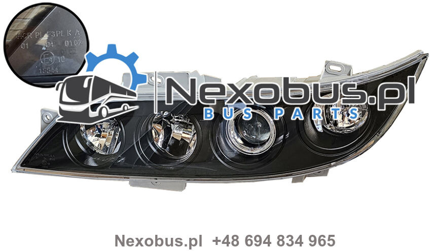 Reflektor Neoplan Skyliner Cityliner Starliner lewy czarne szkło - Fenerët për Autobus: foto 1 Reflektor Neoplan Skyliner Cityliner Starliner lewy czarne szkło - Fenerët për Autobus: foto 1