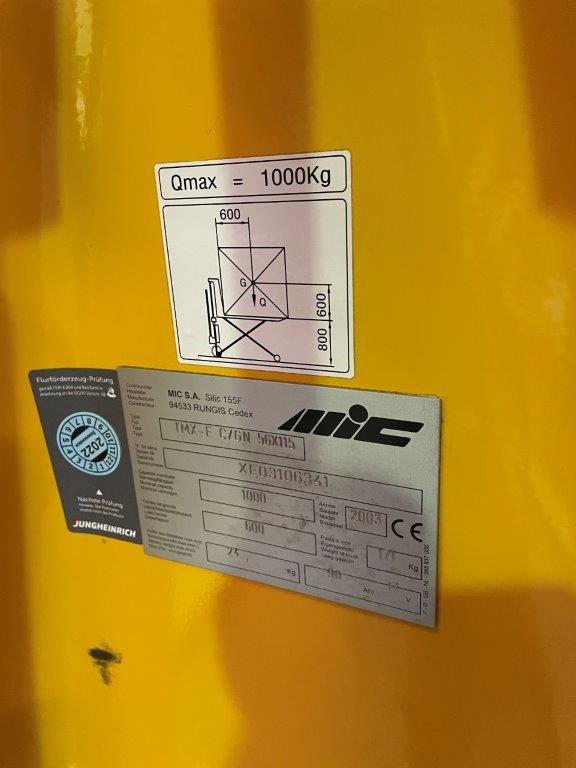 5 (five) scissor pallet truck with electric drive and quick lift pump Jungheinrich model TMX-E 10 - Pirun paletash: foto 2 5 (five) scissor pallet truck with electric drive and quick lift pump Jungheinrich model TMX-E 10 - Pirun paletash: foto 2