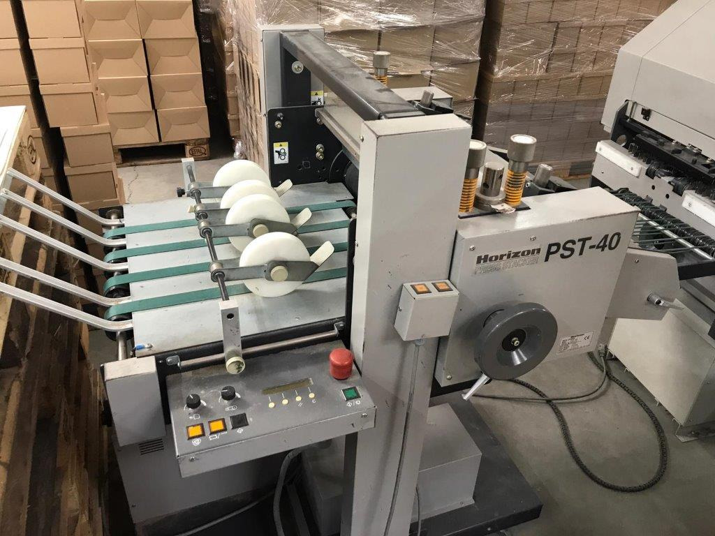 Makinë palosëse Horizon AFC-546 AKT semi-automatic adjustable combination folder with shingle press delivery Horizon PST-40: foto 10