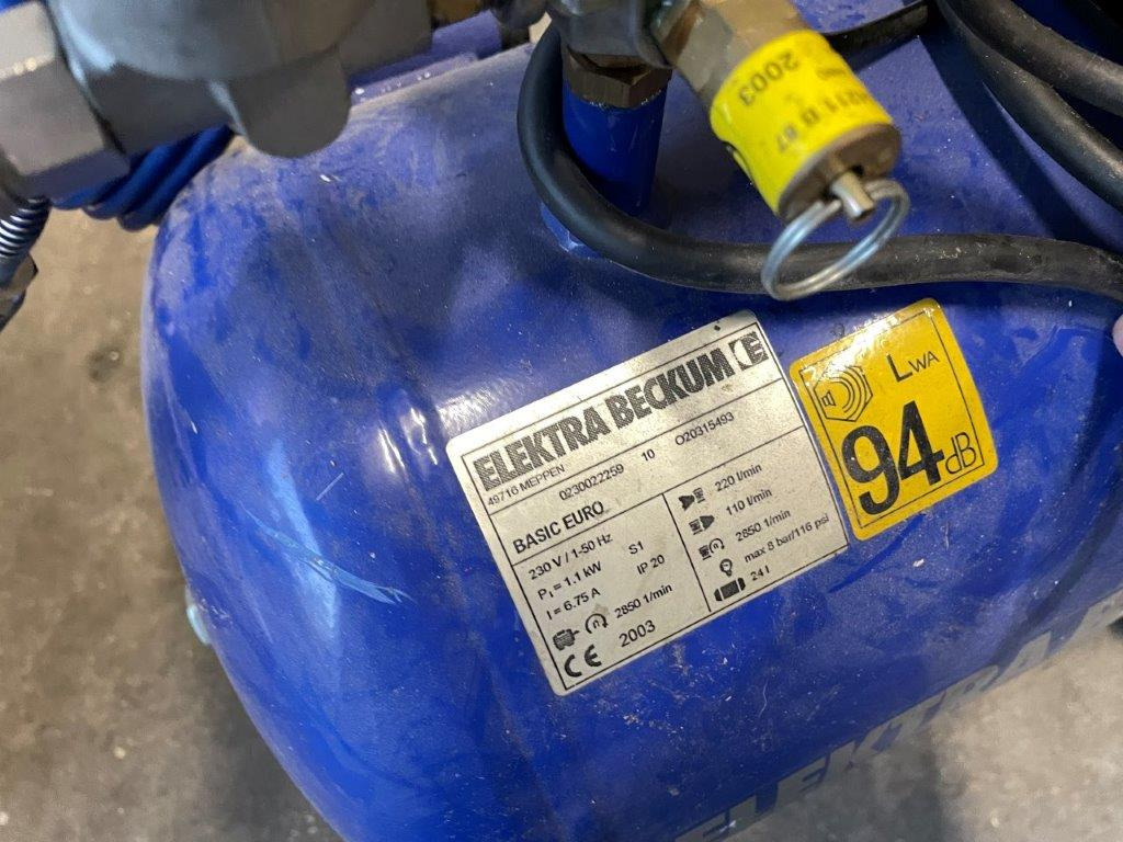 Small compressor Elektra Beckum Basic Euro - Kompresor ajri: foto 2 Small compressor Elektra Beckum Basic Euro - Kompresor ajri: foto 2