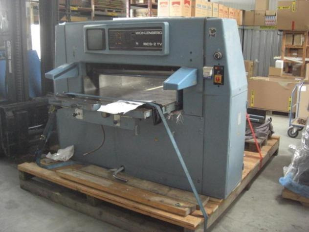 Wohlenberg 115 MCS-2 TV high-speed cutter - Makinë për prerje letre: foto 1 Wohlenberg 115 MCS-2 TV high-speed cutter - Makinë për prerje letre: foto 1