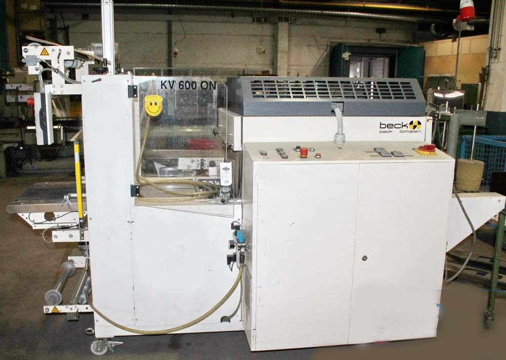 Beck case packer KV 600 pneumatic with 200cm infeed belt - Makineri paketimi: foto 2 Beck case packer KV 600 pneumatic with 200cm infeed belt - Makineri paketimi: foto 2
