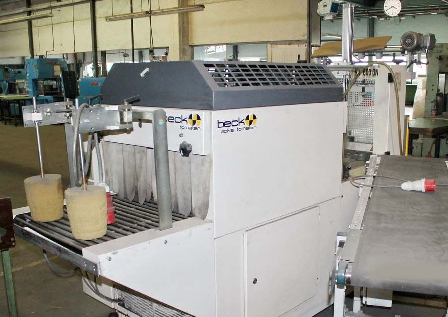 Beck case packer KV 600 pneumatic with 200cm infeed belt - Makineri paketimi: foto 1 Beck case packer KV 600 pneumatic with 200cm infeed belt - Makineri paketimi: foto 1