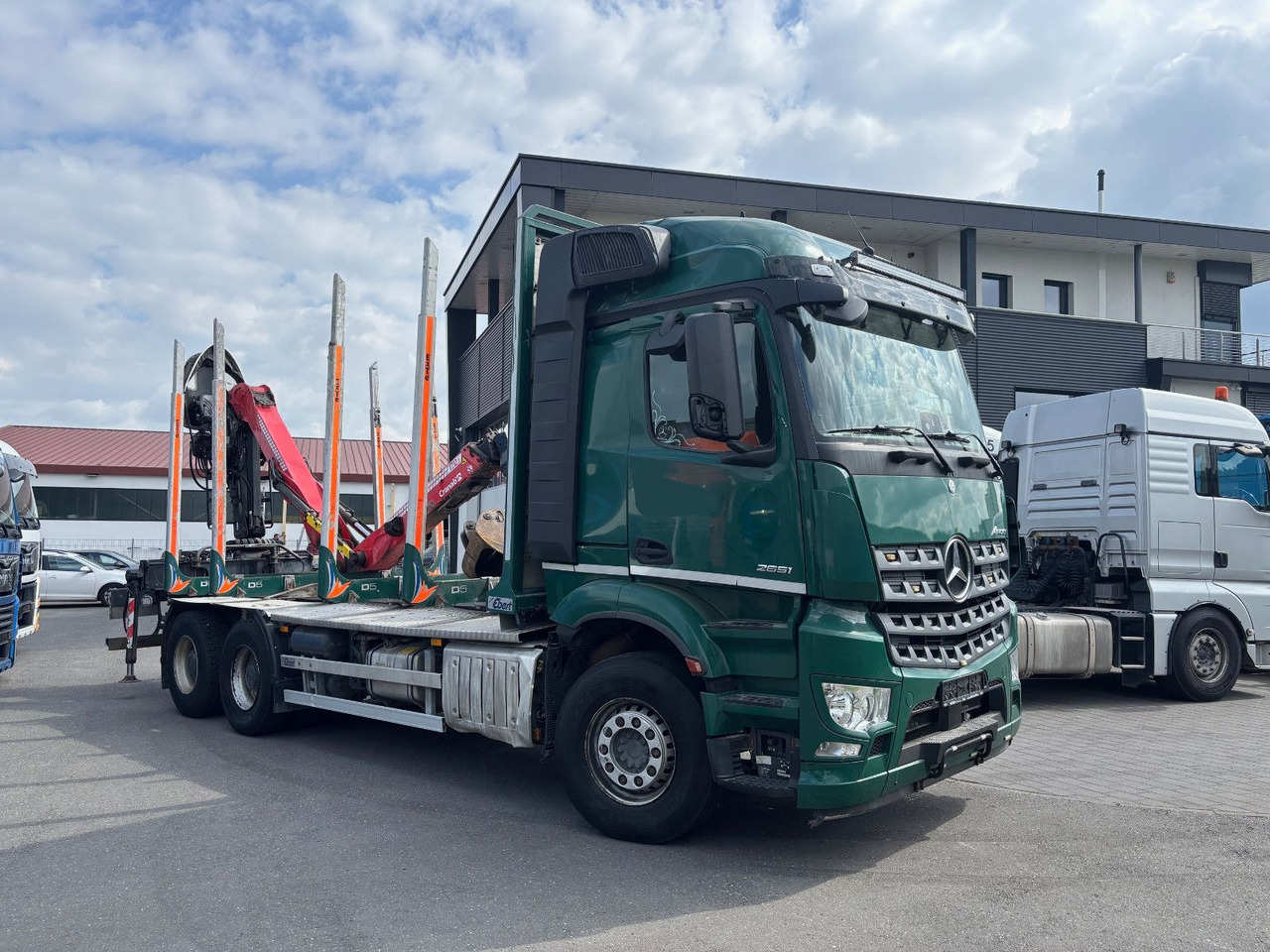 Mercedes-Benz Arocs 6x4/Kran Cranab TZ 12.2 - Kamion për transport druri, Kamion me vinç: foto 5 Mercedes-Benz Arocs 6x4/Kran Cranab TZ 12.2 - Kamion për transport druri, Kamion me vinç: foto 5