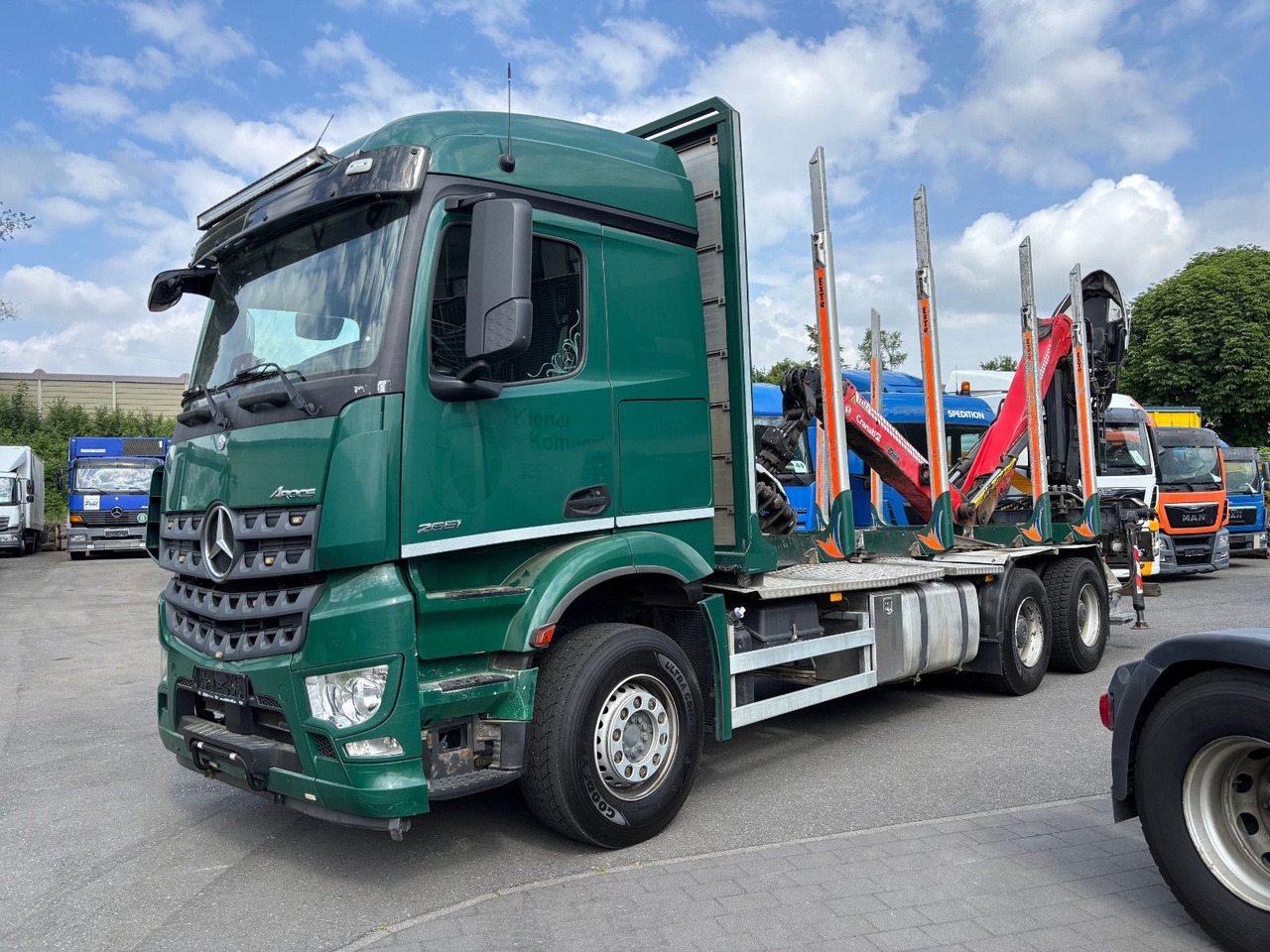 Mercedes-Benz Arocs 6x4/Kran Cranab TZ 12.2 - Kamion për transport druri, Kamion me vinç: foto 1 Mercedes-Benz Arocs 6x4/Kran Cranab TZ 12.2 - Kamion për transport druri, Kamion me vinç: foto 1
