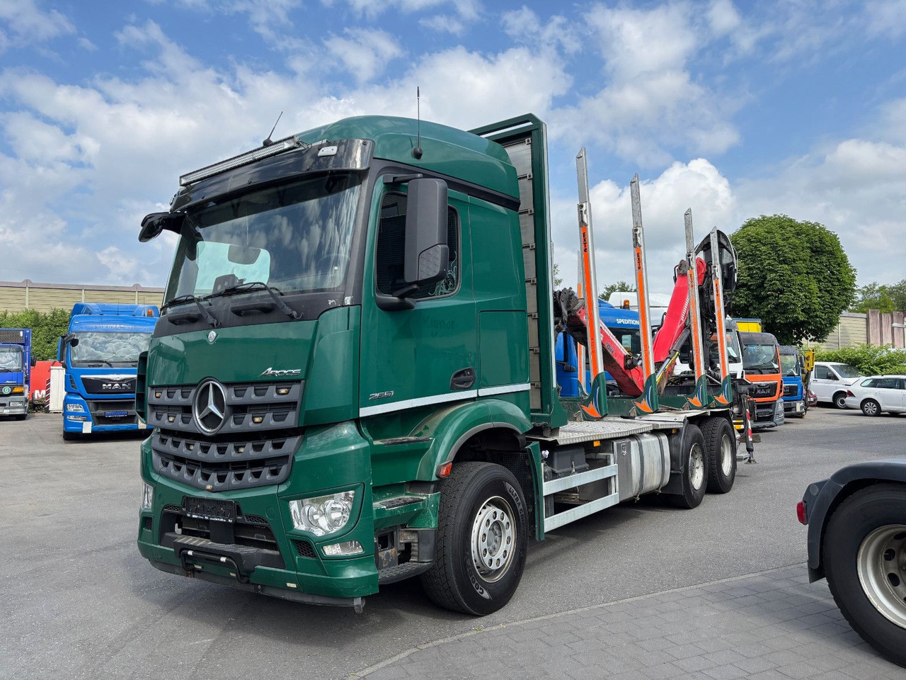 Mercedes-Benz Arocs 6x4/Kran Cranab TZ 12.2 - Kamion për transport druri, Kamion me vinç: foto 4 Mercedes-Benz Arocs 6x4/Kran Cranab TZ 12.2 - Kamion për transport druri, Kamion me vinç: foto 4