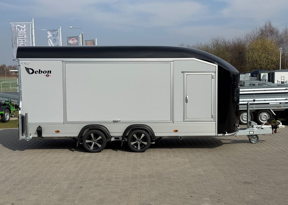 DEBON Debon C1000 - kryta laweta | 490 x 202 cm / 3500kg / felgi ALU / wciągarka elektryczna - Rimorkio autotransportuese: foto 3 DEBON Debon C1000 - kryta laweta | 490 x 202 cm / 3500kg / felgi ALU / wciągarka elektryczna - Rimorkio autotransportuese: foto 3